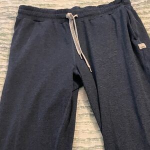 Vuori Joggers - regular length - blue - size medium